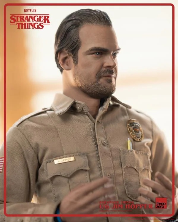 Jim Hopper 1/6 Scale Collectible Figure | Stranger Things | threezero