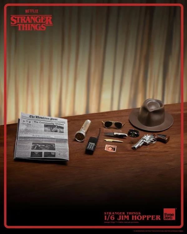 Jim Hopper 1/6 Scale Collectible Figure | Stranger Things | threezero