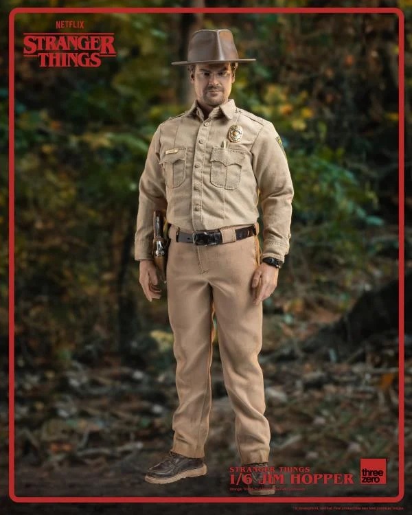 Jim Hopper 1/6 Scale Collectible Figure | Stranger Things | threezero