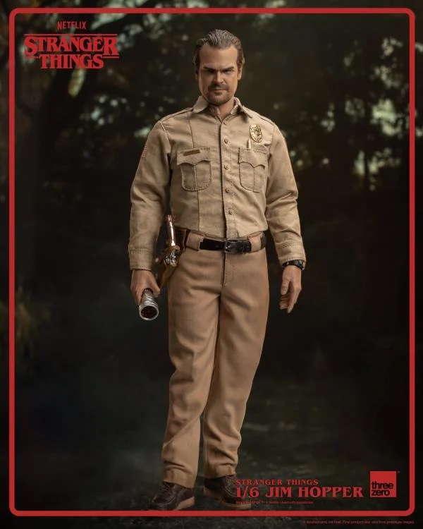 Jim Hopper 1/6 Scale Collectible Figure | Stranger Things | threezero