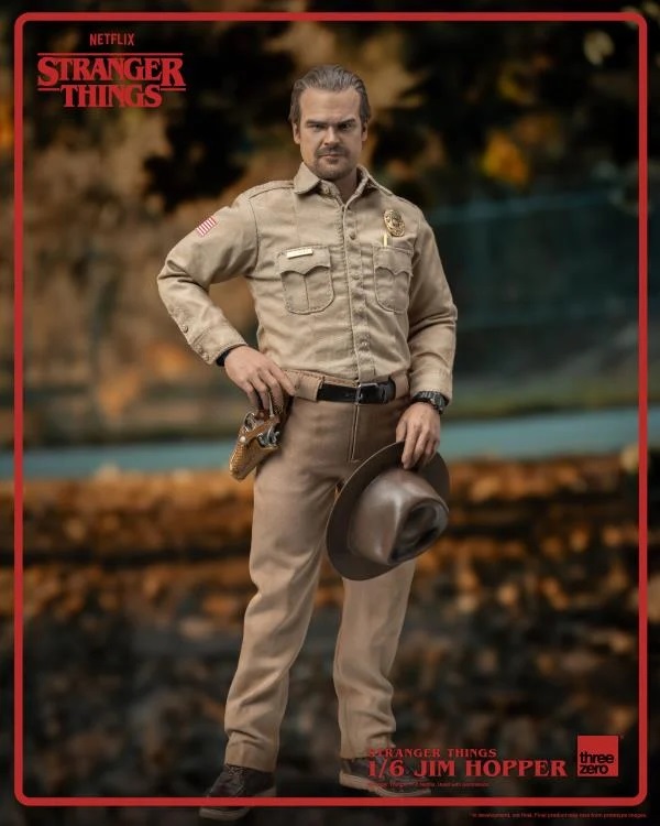 Jim Hopper 1/6 Scale Collectible Figure | Stranger Things | threezero