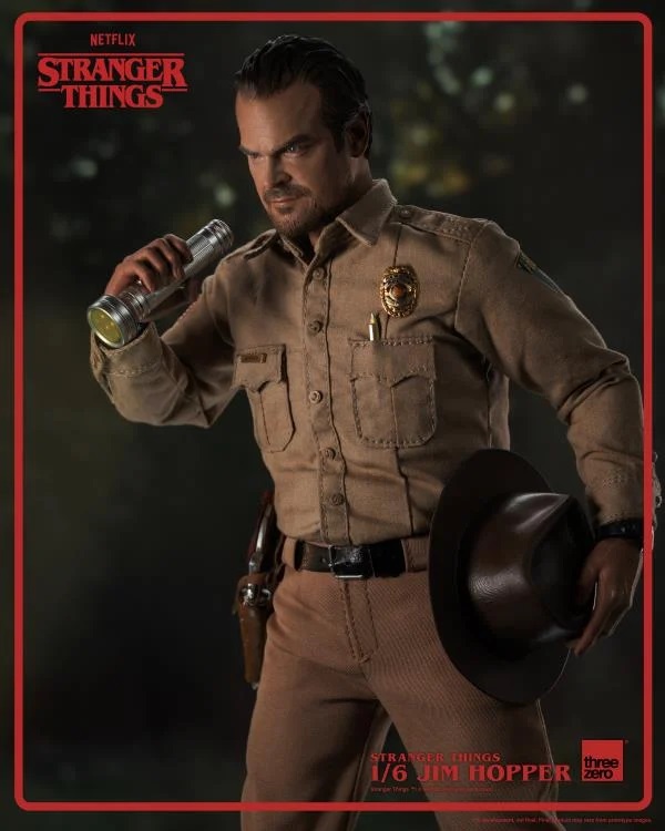 Jim Hopper 1/6 Scale Collectible Figure | Stranger Things | threezero