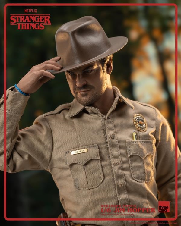 Jim Hopper 1/6 Scale Collectible Figure | Stranger Things | threezero