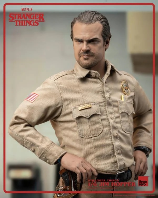 Jim Hopper 1/6 Scale Collectible Figure | Stranger Things | threezero