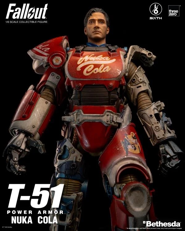 T-51 Power Armor Nuka Cola 1/6 Scale | Fallout | Threezero