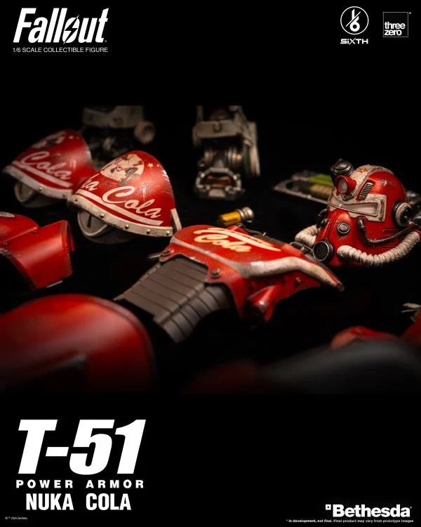 T-51 Power Armor Nuka Cola 1/6 Scale | Fallout | Threezero