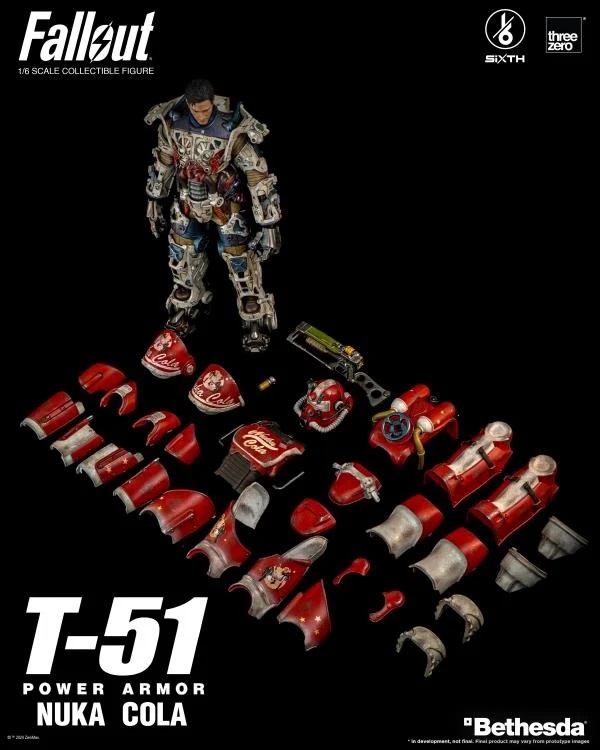T-51 Power Armor Nuka Cola 1/6 Scale | Fallout | Threezero