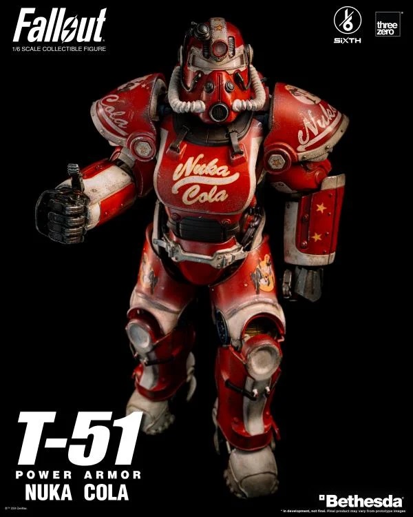 T-51 Power Armor Nuka Cola 1/6 Scale | Fallout | Threezero