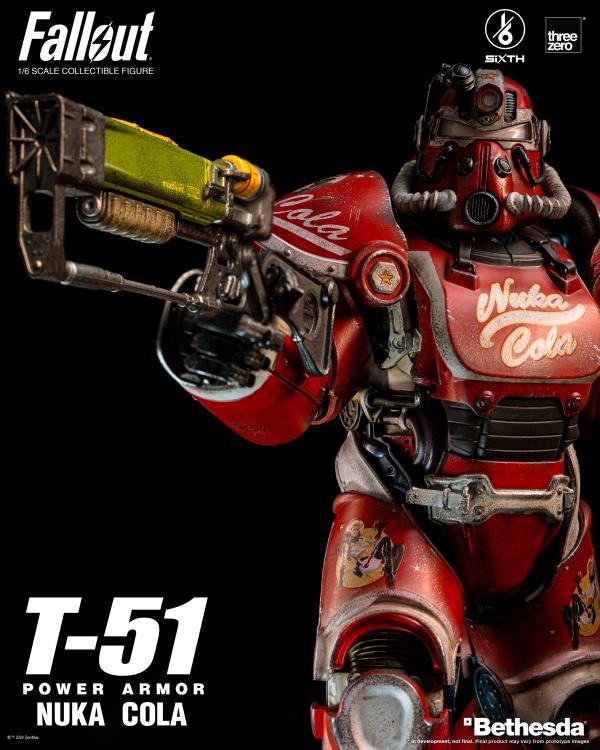 T-51 Power Armor Nuka Cola 1/6 Scale | Fallout | Threezero