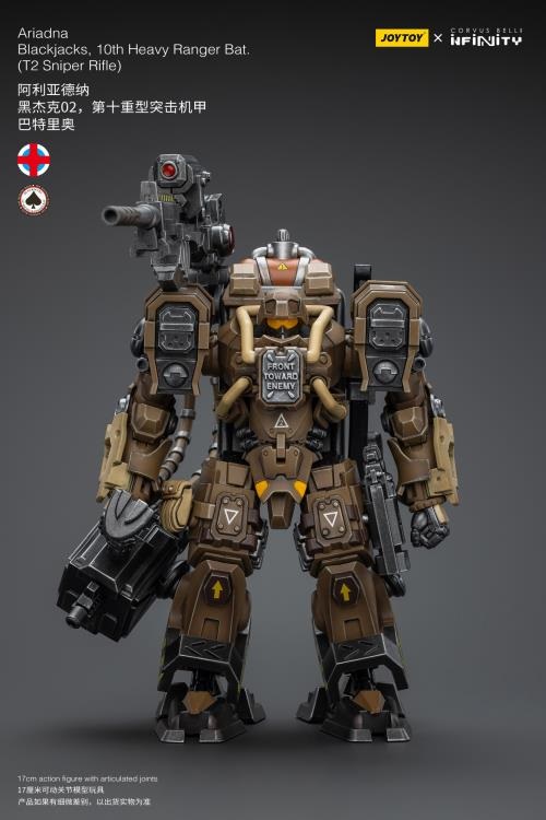 Infinity Ariadna Blackjacks 10th Heavy Ranger Battalion T2 Sniper Rifle 1/18 Scale | Infinity Corvus Belli | Joy Toy
