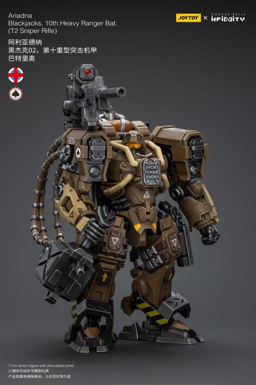 Infinity Ariadna Blackjacks 10th Heavy Ranger Battalion T2 Sniper Rifle 1/18 Scale | Infinity Corvus Belli | Joy Toy