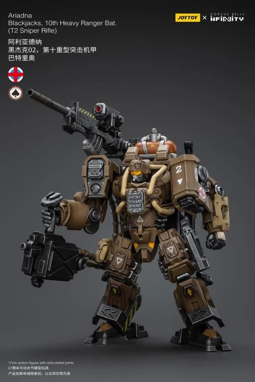 Infinity Ariadna Blackjacks 10th Heavy Ranger Battalion T2 Sniper Rifle 1/18 Scale | Infinity Corvus Belli | Joy Toy
