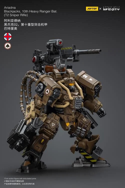 Infinity Ariadna Blackjacks 10th Heavy Ranger Battalion T2 Sniper Rifle 1/18 Scale | Infinity Corvus Belli | Joy Toy