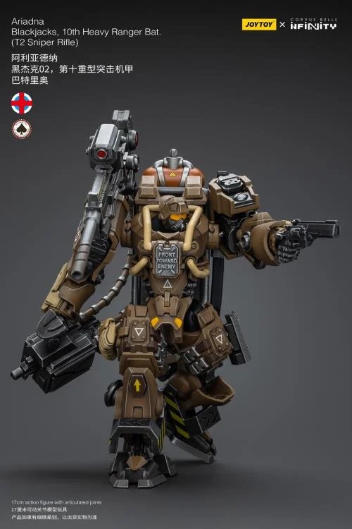 Infinity Ariadna Blackjacks 10th Heavy Ranger Battalion T2 Sniper Rifle 1/18 Scale | Infinity Corvus Belli | Joy Toy