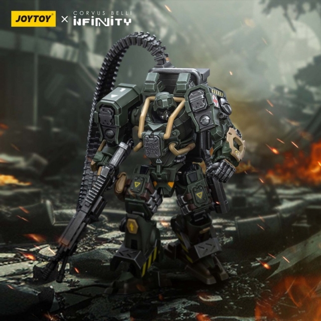 Infinity Ariadna Blackjacks 10th Heavy Ranger Battalion AP HMG 1/18 Scale | Infinity Corvus Belli | Joy Toy