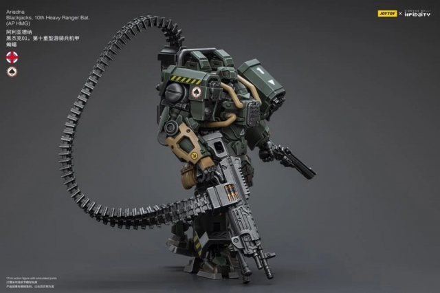 Infinity Ariadna Blackjacks 10th Heavy Ranger Battalion AP HMG 1/18 Scale | Infinity Corvus Belli | Joy Toy