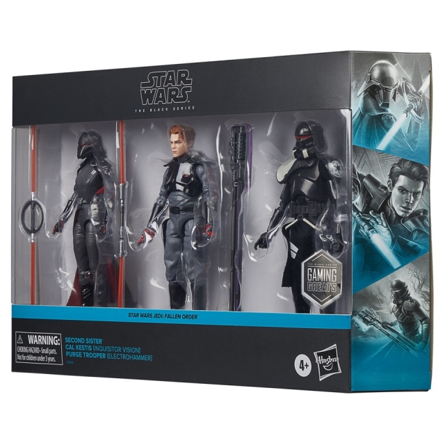 Second Sister, Cal Kestis, Purge Trooper 3 Pack 6-Inch Scale | Star Wars Jedi: Fallen Order | Star Wars The Black Series Gaming Greats