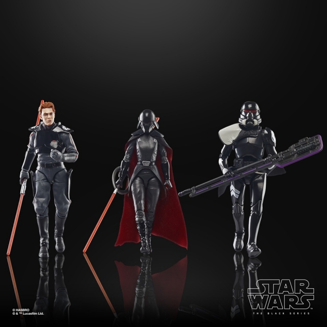 Second Sister, Cal Kestis, Purge Trooper 3 Pack 6-Inch Scale | Star Wars Jedi: Fallen Order | Star Wars The Black Series Gaming Greats