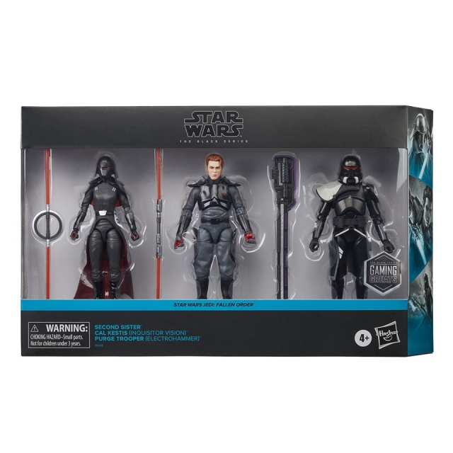 Second Sister, Cal Kestis, Purge Trooper 3 Pack 6-Inch Scale | Star Wars Jedi: Fallen Order | Star Wars The Black Series Gaming Greats