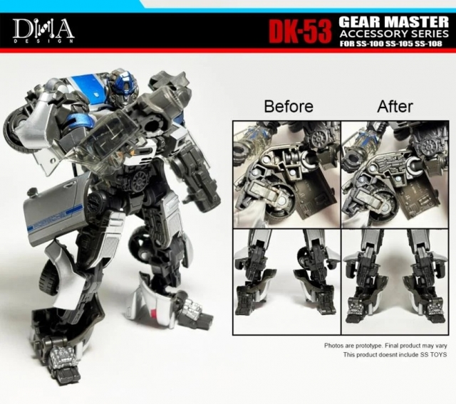 DK-53 Upgrade Kit for Transformers Studio Series SS-100, SS-105, and SS-108 | Dna Design | Upgrade Kit