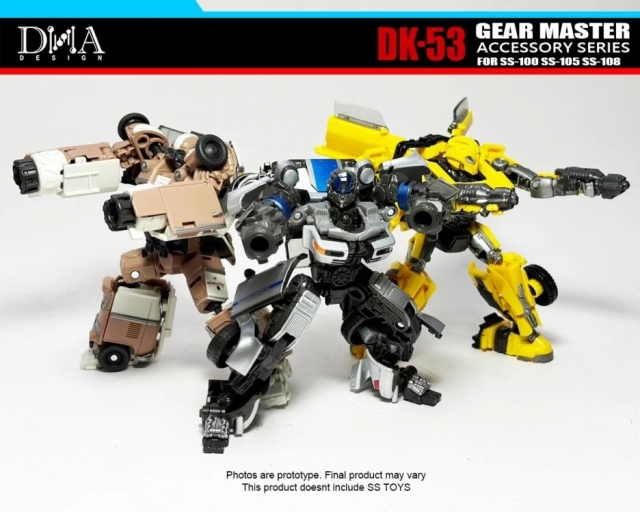 DK-53 Upgrade Kit for Transformers Studio Series SS-100, SS-105, and SS-108 | Dna Design | Upgrade Kit