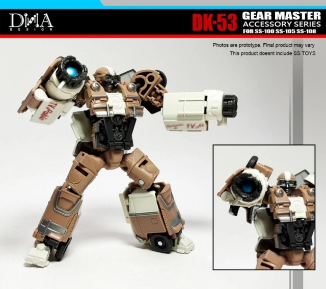 DK-53 Upgrade Kit for Transformers Studio Series SS-100, SS-105, and SS-108 | Dna Design | Upgrade Kit