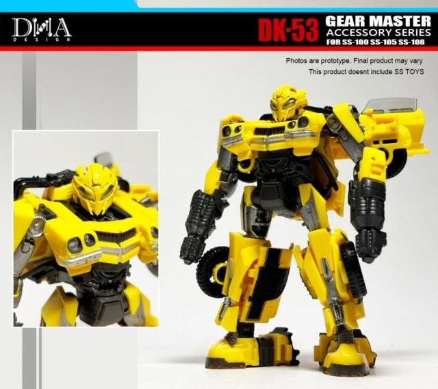 DK-53 Upgrade Kit for Transformers Studio Series SS-100, SS-105, and SS-108 | Dna Design | Upgrade Kit