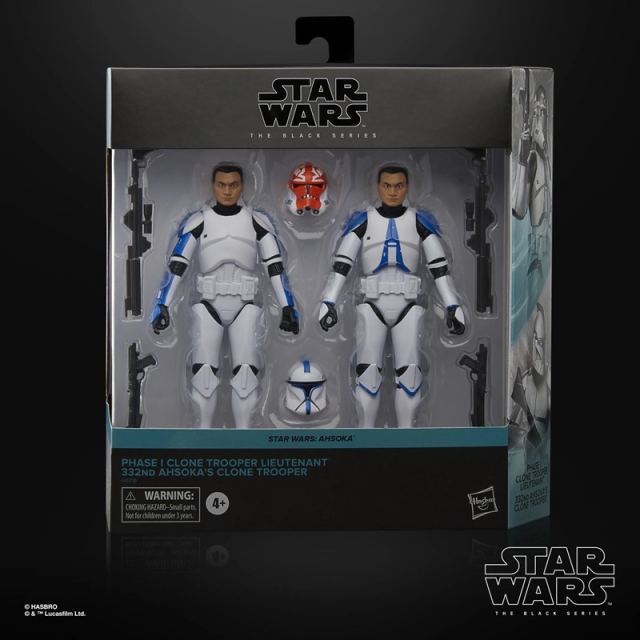 Phase I Clone Trooper Lieutenant and 332nd Ahsoka’s Clone Trooper | Star Wars: Ahsoka | Star Wars The Black Series