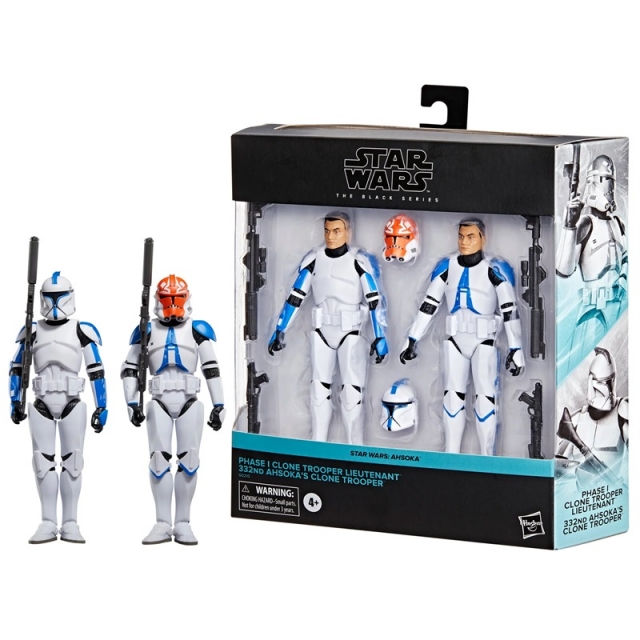 Phase I Clone Trooper Lieutenant and 332nd Ahsoka’s Clone Trooper | Star Wars: Ahsoka | Star Wars The Black Series