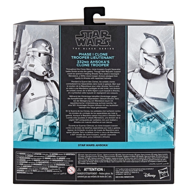 Phase I Clone Trooper Lieutenant and 332nd Ahsoka’s Clone Trooper | Star Wars: Ahsoka | Star Wars The Black Series
