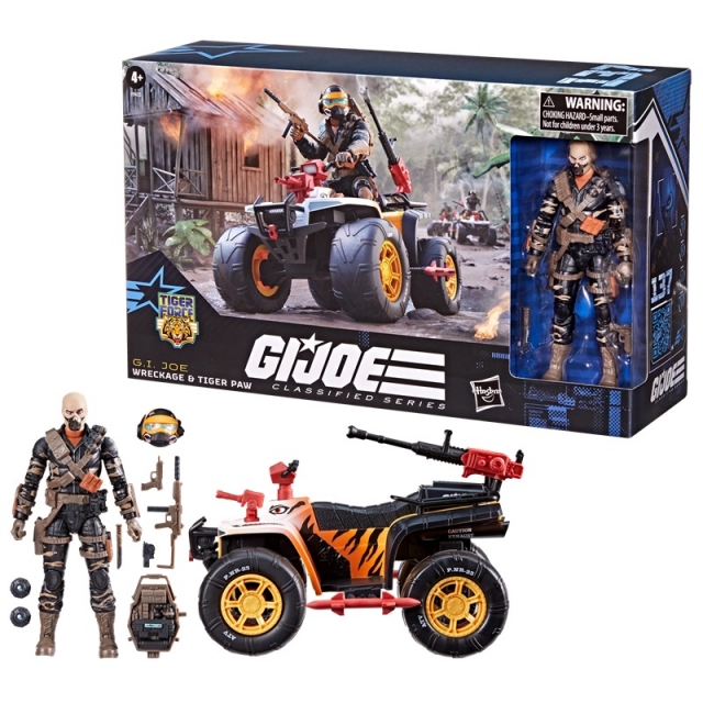 Tiger Force Wreckage and Tiger Paw ATV 6-Inch Scale | G.I. Joe Classified Series