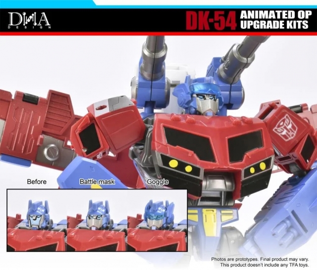 DK-54 Upgrade Kit for Transformers: Legacy United Animated Universe Optimus Prime | Dna Design | Upgrade Kit