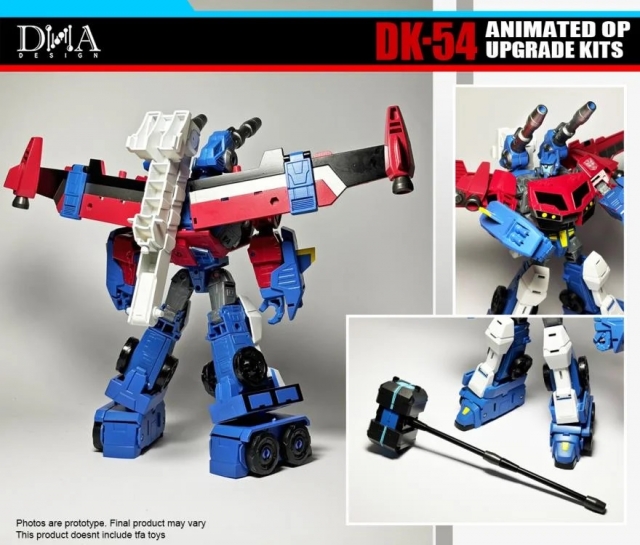 DK-54 Upgrade Kit for Transformers: Legacy United Animated Universe Optimus Prime | Dna Design | Upgrade Kit