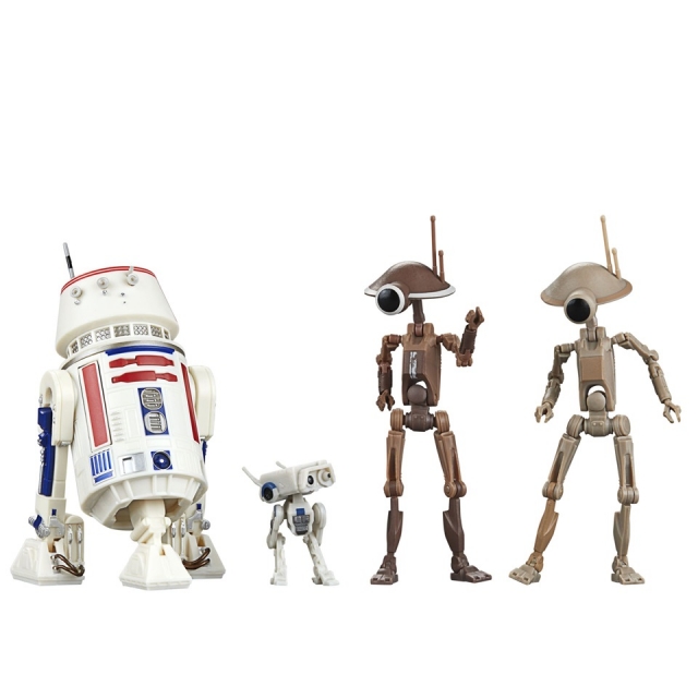 R5-D4, BD-72, and Pit Droids Set of 4 6-Inch Scale | The Mandalorian | Star Wars The Black Series