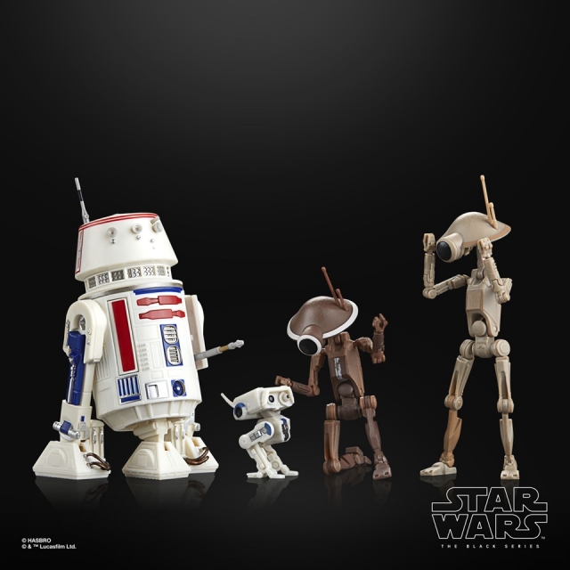 R5-D4, BD-72, and Pit Droids Set of 4 6-Inch Scale | The Mandalorian | Star Wars The Black Series