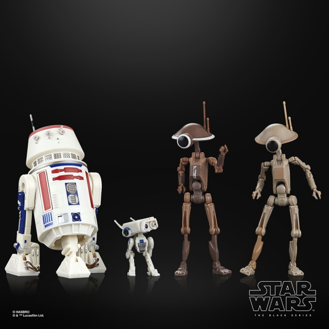 R5-D4, BD-72, and Pit Droids Set of 4 6-Inch Scale | The Mandalorian | Star Wars The Black Series