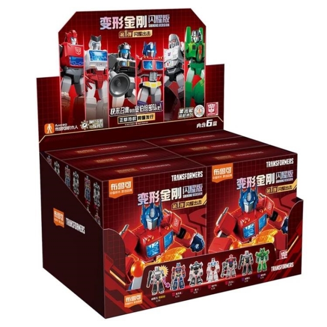 G1 Shining Version Vol.1 Box of 6 Blind Box Model Kits | Transformers | Blokees