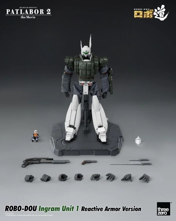 Ingram Unit 1 Reactive Armor Version ROBO-DOU Collectible Figure | Patlabor 2: The Movie | threezero