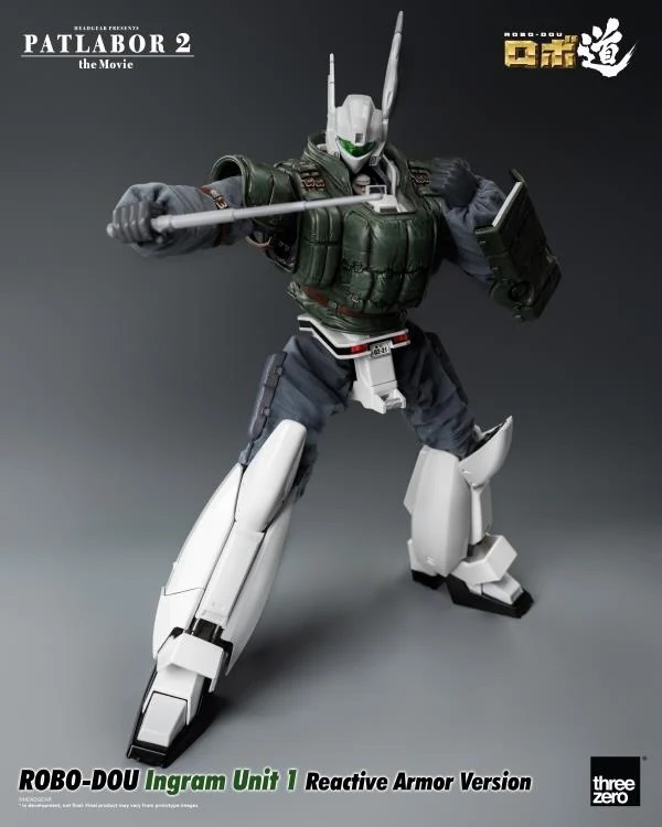 Ingram Unit 1 Reactive Armor Version ROBO-DOU Collectible Figure | Patlabor 2: The Movie | threezero