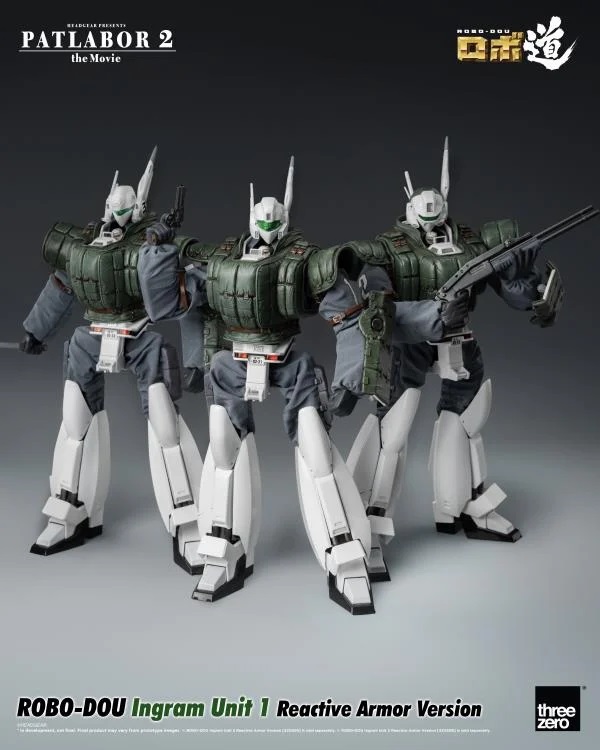 Ingram Unit 1 Reactive Armor Version ROBO-DOU Collectible Figure | Patlabor 2: The Movie | threezero