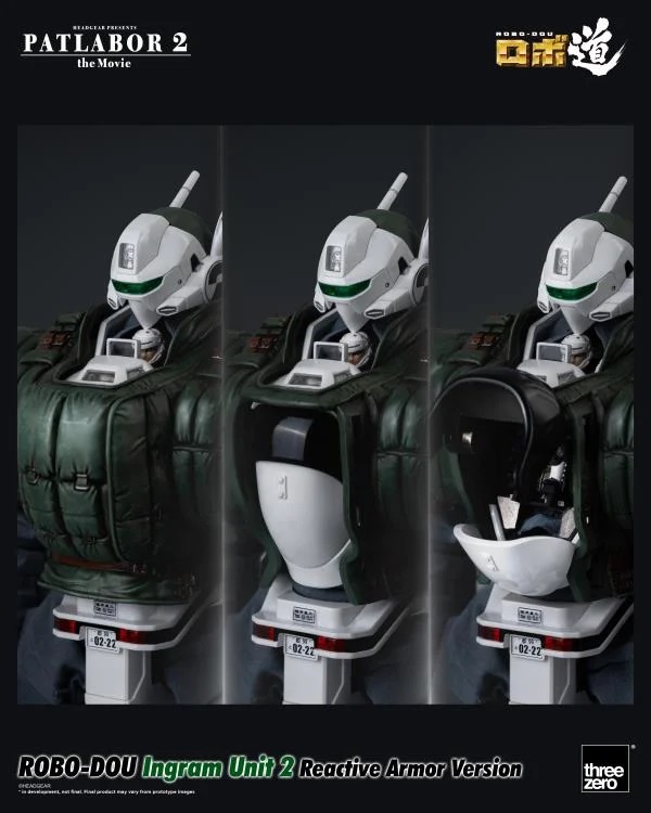 Ingram Unit 2 Reactive Armor Version ROBO-DOU Collectible Figure | Patlabor 2: The Movie | threezero
