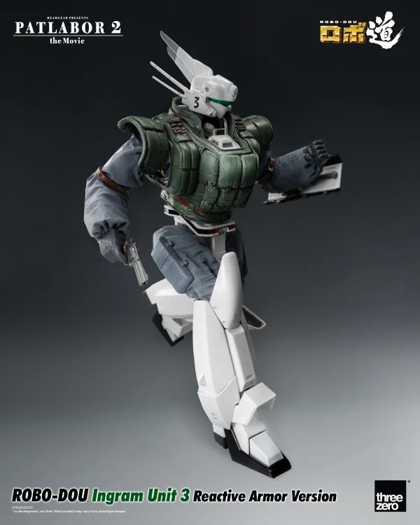 Ingram Unit 3 Reactive Armor Version ROBO-DOU Collectible Figure | Patlabor 2: The Movie | threezero