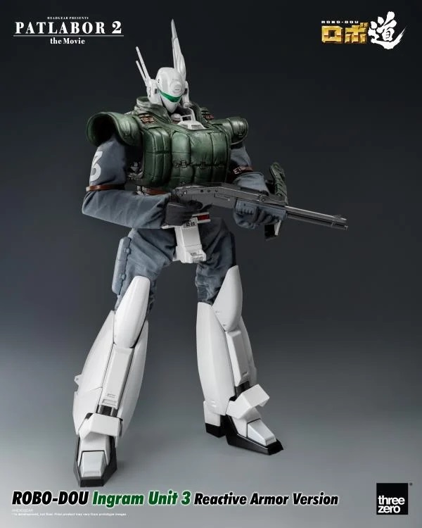 Ingram Unit 3 Reactive Armor Version ROBO-DOU Collectible Figure | Patlabor 2: The Movie | threezero