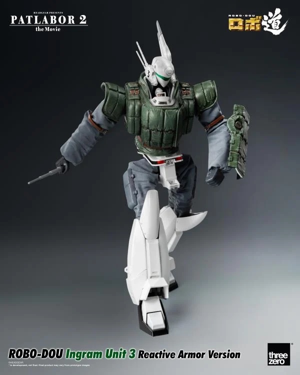 Ingram Unit 3 Reactive Armor Version ROBO-DOU Collectible Figure | Patlabor 2: The Movie | threezero