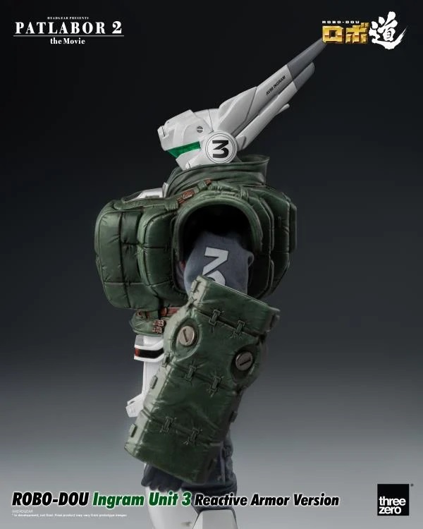 Ingram Unit 3 Reactive Armor Version ROBO-DOU Collectible Figure | Patlabor 2: The Movie | threezero