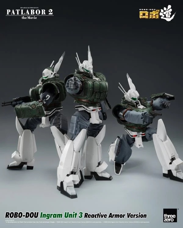 Ingram Unit 3 Reactive Armor Version ROBO-DOU Collectible Figure | Patlabor 2: The Movie | threezero