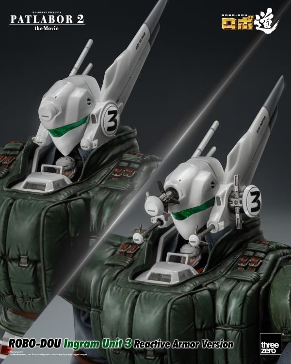 Ingram Unit 3 Reactive Armor Version ROBO-DOU Collectible Figure | Patlabor 2: The Movie | threezero