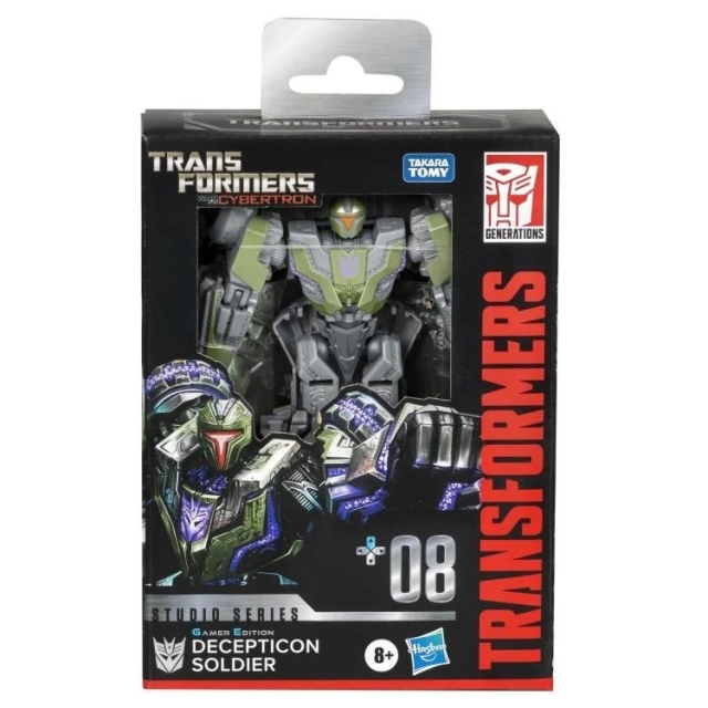 Deluxe Class 08 Decepticon Soldier Gamer Edition | Transformers Generations War for Cybertron