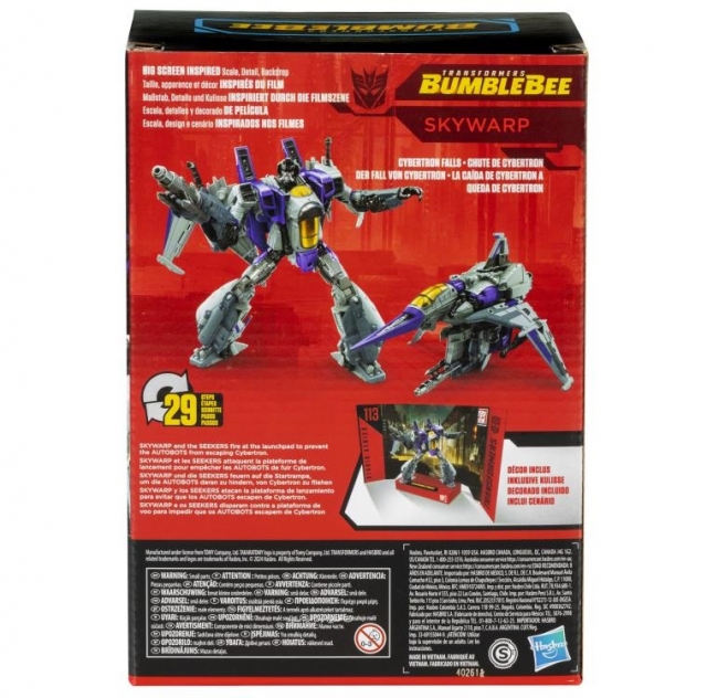 113 Skywarp Voyager Class | Transformers Studio Series | Transformers: Bumblebee