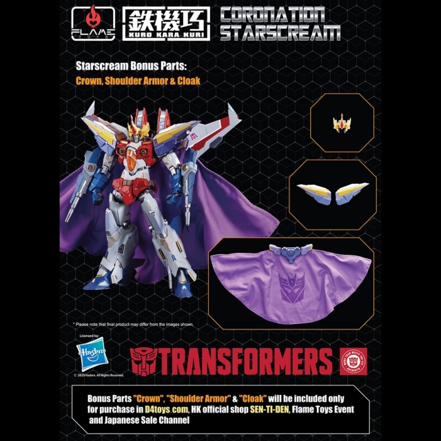 Starscream with Bonus | Transformers Kuro Kara Kuri | Flame Toys